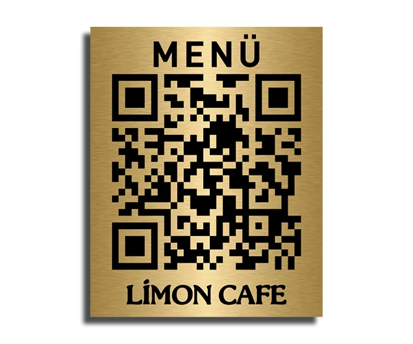 Qr Cafe İsim Baskılı Metal Menü 2 Qr Cafe İsim Baskılı Metal Menü - Görsel 2