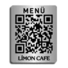 Qr Cafe İsim Baskılı Metal Menü