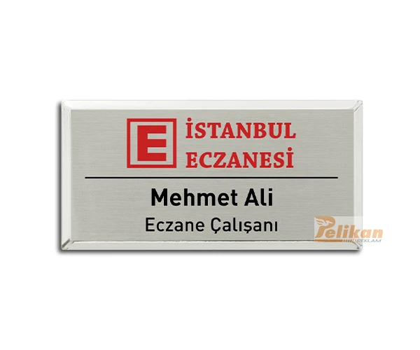 Eczane Yaka Kartı ECZ-12 1 Eczane Yaka Kartı ECZ-12