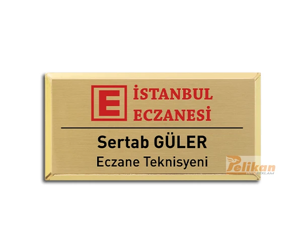 Eczane Yaka Kartı ECZ-12 2 Eczane Yaka Kartı ECZ-12 - Görsel 2