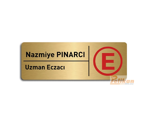 Alternative view of Eczane Yaka Kartı ECZ-15