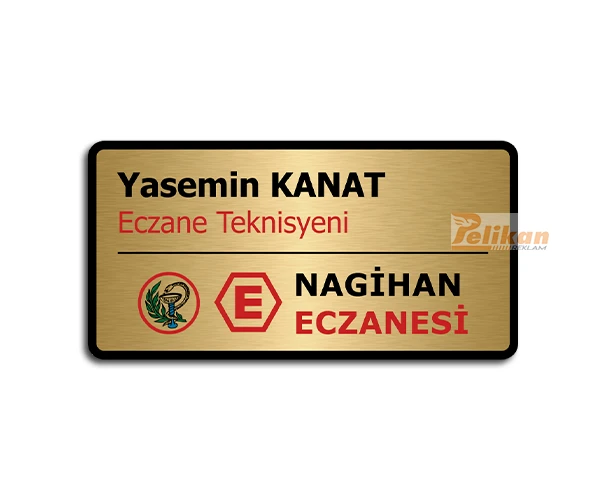 Alternative view of Eczane Yaka Kartı ECZ-16