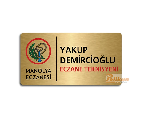 Eczane Yaka Kartı ECZ-18