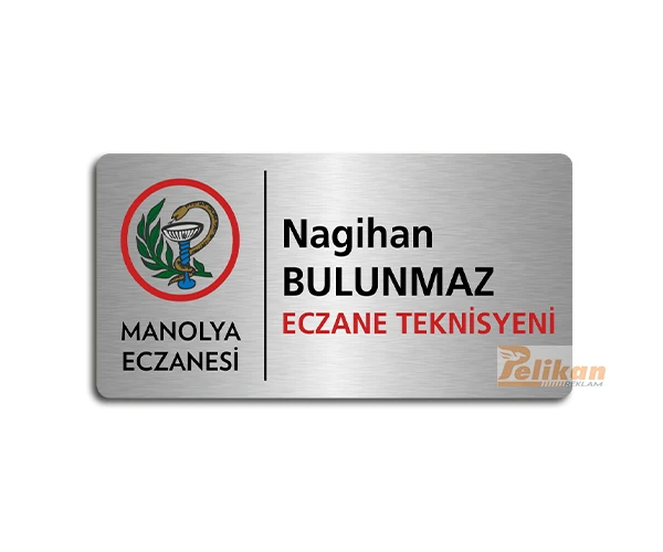 Alternative view of Eczane Yaka Kartı ECZ-18