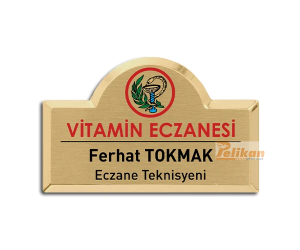 Alternative view of Eczane Yaka Kartı ECZ-6