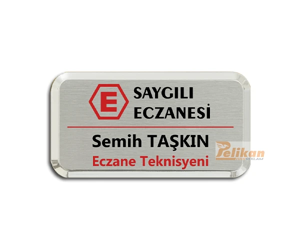 Alternative view of Eczane Yaka Kartı ECZ-7