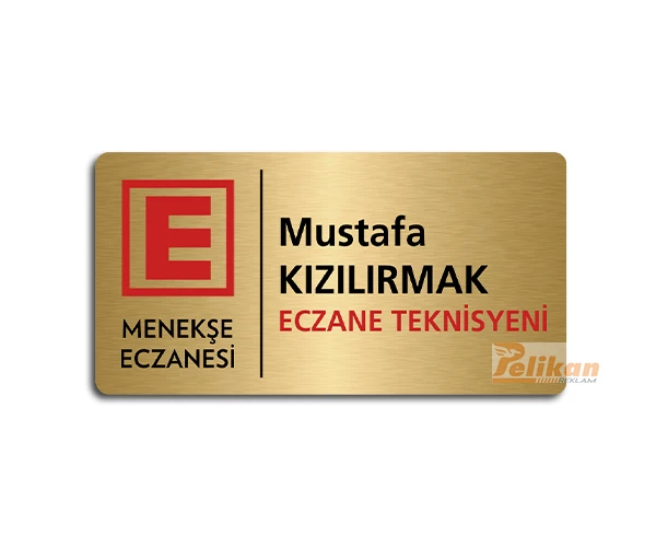 Alternative view of Eczane Yaka Kartı  ECZ-8