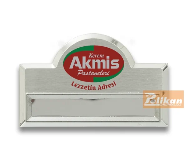 Yaka Kartları 7 Alternative view of Metal Yaka Kartı (PL45)