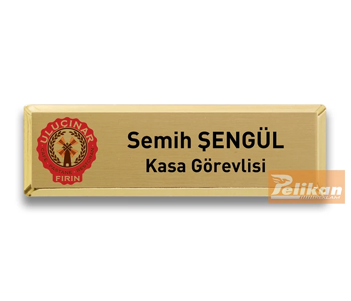 Metal Yaka Kartı (PL47) 2 Metal Yaka Kartı (PL47) - Görsel 2