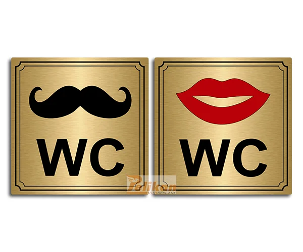 Alternative view of Özel Tasarım Wc Yönlendirme Bay ve Bayan